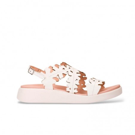 Sandalias Planas Wonders 6551 Mujer Beig