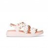Sandalias Planas Wonders 6551 Mujer Beig