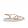 Sandalias Planas Wonders 6550 Mujer Oro