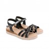 Sandalias Planas Porronet 3278 Mujer Negro
