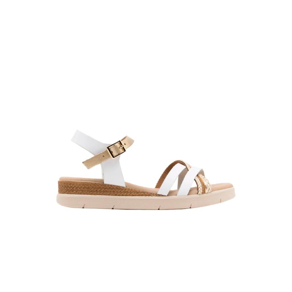 Sandalias Planas Porronet 3278 Mujer Blanco