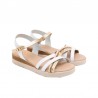 Sandalias Planas Porronet 3278 Mujer Blanco
