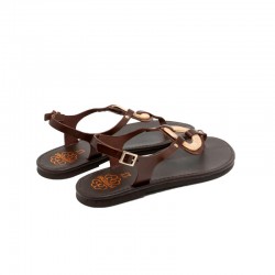 Sandalias Planas Porronet 3218 Mujer Moka