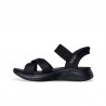 Sandalias Planas Skechers 119975 Mujer Negro
