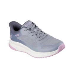 Sneakers Skechers Bobs Squad 4 - Staple Look Mujer Gris