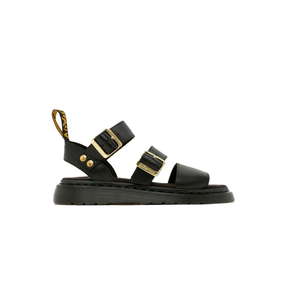 Sandalias Planas Dr. Martens Gryphon Mujer Negro