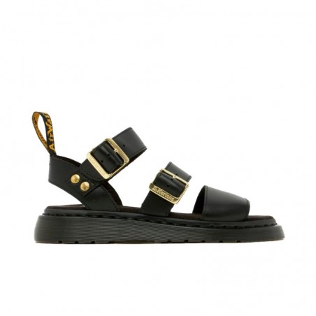 Sandalias Planas Dr. Martens Gryphon Mujer Negro