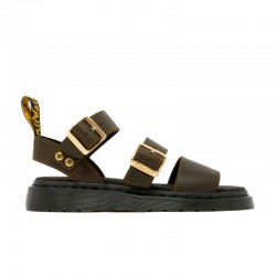 Sandalias Planas Dr. Martens Gryphon Mujer Kaki