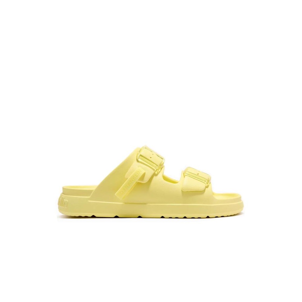 Sandalias Planas D.franklin Dfsh413003 Mujer Amarillo