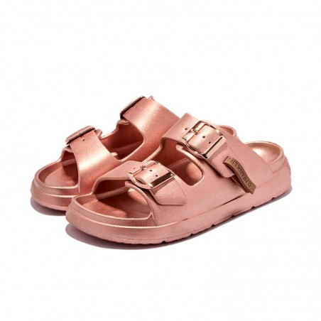 Sandalias Planas D.franklin Dfsh413002 Mujer Oro