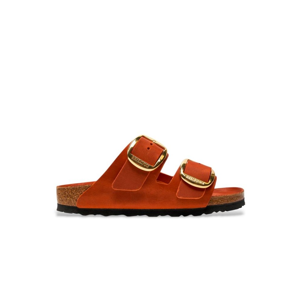 Sandalias Bio Birkenstock Arizona Big Buckle Mujer Naranja