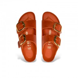 Sandalias Bio Birkenstock Arizona Big Buckle Mujer Naranja
