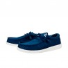 Zapatillas Lona Hey Dude Wally Strech Canvas Hombre Marino