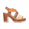 Sandalias de tacón Refresh 175208 Mujer Beig