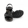 Sandalias Planas Panama Jack Sulia Mujer Negro