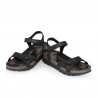 Sandalias Planas Panama Jack Sulia Mujer Negro
