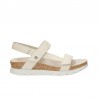 Sandalias Planas Panama Jack Selma Mujer Taupe