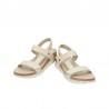 Sandalias Planas Panama Jack Selma Mujer Taupe