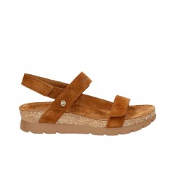 Sandalias Planas Panama Jack Selma Mujer Cuero