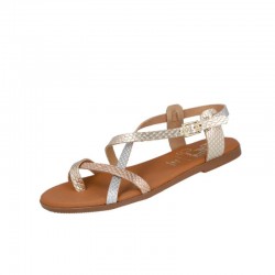 Sandalias Planas Oh My Sandals 5807 Mujer Oro
