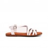 Sandalias Planas Oh My Sandals 5806 Mujer Blanco