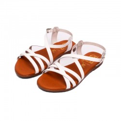 Sandalias Planas Oh My Sandals 5806 Mujer Blanco