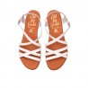 Sandalias Planas Oh My Sandals 5806 Mujer Blanco