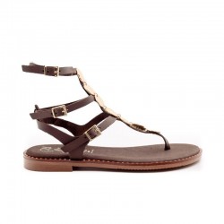 Sandalias Planas Oh My Sandals 5843 Mujer Marron