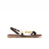 Sandalias Planas Oh My Sandals 5842 Mujer Marron
