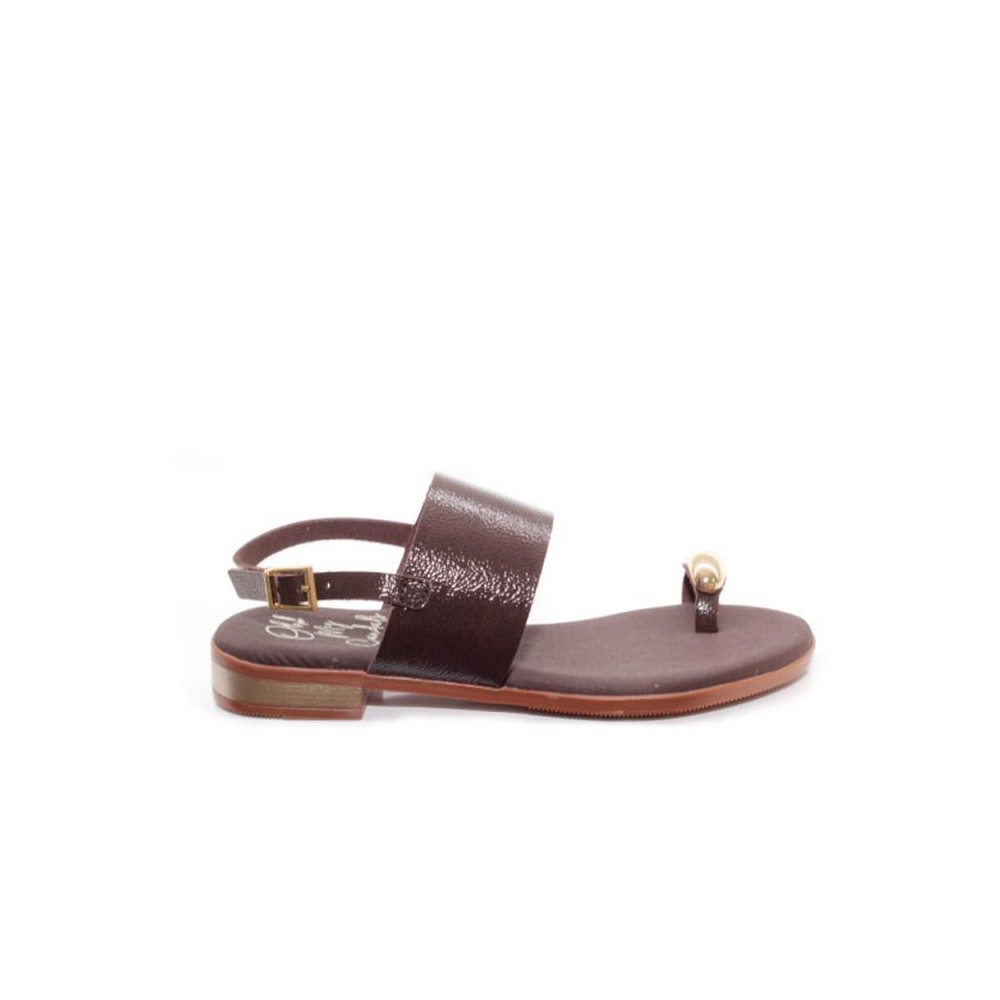 Sandalias Planas Oh My Sandals 5862 Mujer Marron