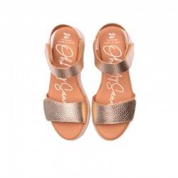 Cuñas Oh My Sandals 5942 Mujer Oro