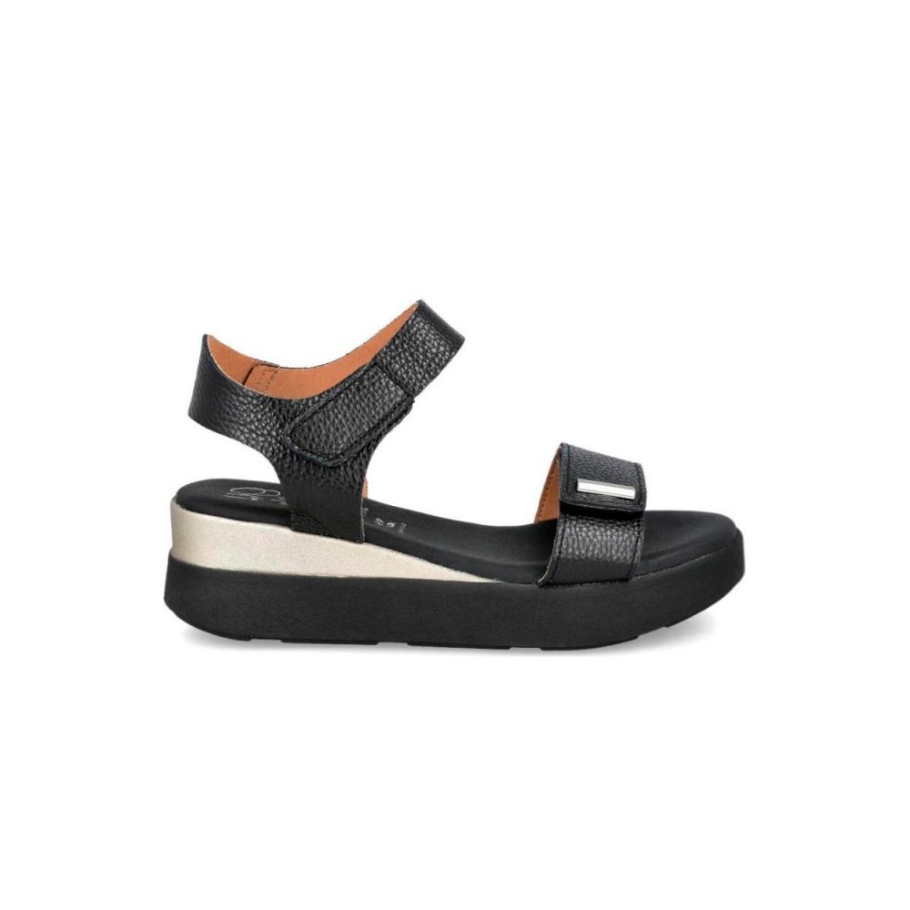 Cuñas Oh My Sandals 5965 Mujer Negro