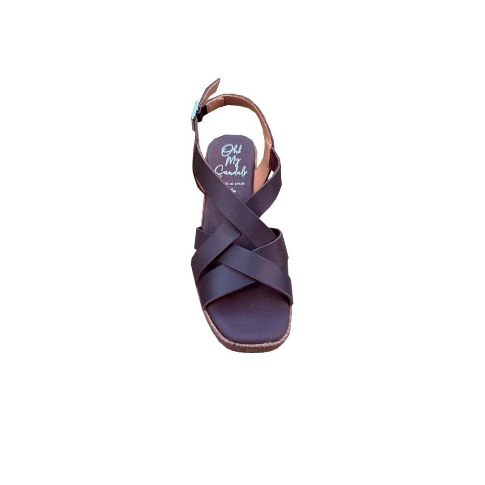 Sandalias de Tacón Oh My Sandals 5938 Mujer Marron