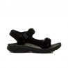 Sandalias Planas Mujer Mustang 60804 Negro
