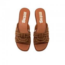 Sandalias Planas Mujer Mustang 55560 Cuero