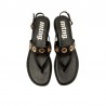 Sandalias Planas Mujer Mustang 55755 Negro