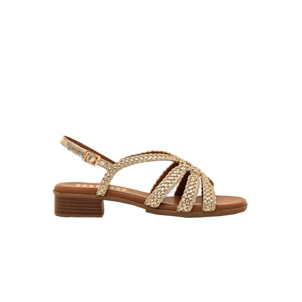 Sandalias de Tacón Mujer Mustang 55786 Oro