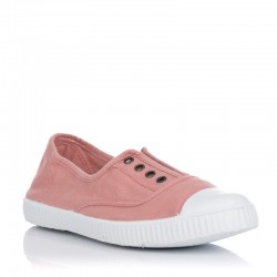Zapatillas Lona Victoria Inglesa Lona Drec Mujer Rosa