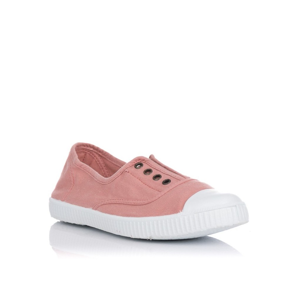 Zapatillas Lona Victoria Inglesa Lona Drec Mujer Rosa
