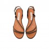 Sandalias Planas Mujer Mustang 56612 Negro