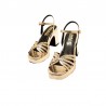 Sandalias de Tacón Mujer Mustang 56646 Oro