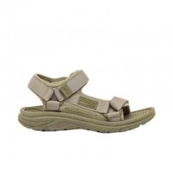 Sandalias Planas Mujer Mustang 60804 Kaki