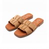 Sandalias Planas Oh My Sandals 5823 Mujer Arena