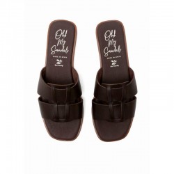 Sandalias Planas Oh My Sandals 5823 Mujer Marron