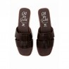 Sandalias Planas Oh My Sandals 5823 Mujer Marron