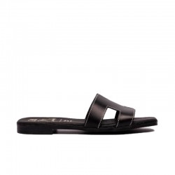 Sandalias Planas Oh My Sandals 5810 Mujer Negro