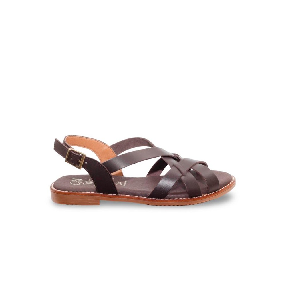 Sandalias Planas Oh My Sandals 5833 Mujer Marron