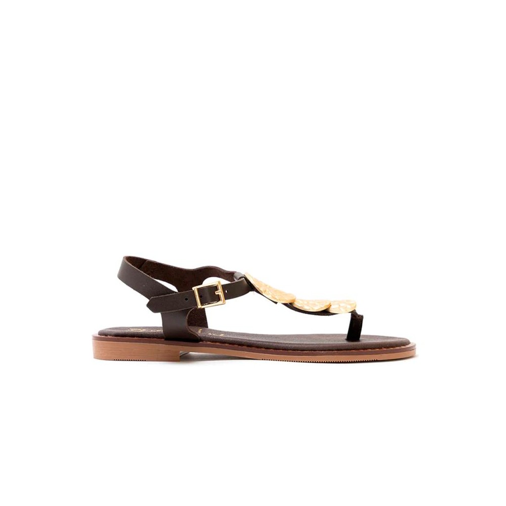 Sandalias Planas Oh My Sandals 5848 Mujer Marron