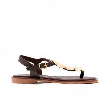 Sandalias Planas Oh My Sandals 5848 Mujer Marron