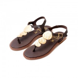 Sandalias Planas Oh My Sandals 5848 Mujer Marron